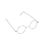Lunettes rondes argentes pre nol adulte