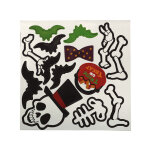 Magnets pour frigo squelette 25 x 25 cm