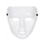 Masque blanc brillant adulte