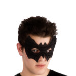 Masque chauve - souris en tissu avec reliefs adulte