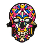 Masque crne de squelette led ractives adulte