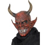 Masque dmon  cornes adulte halloween