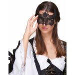 Masque dentelle noir femme