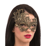 Masque or en tissu macram� adulte
