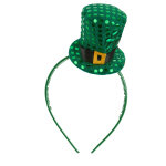 Mini chapeau haut de forme  sequins st patrick adulte