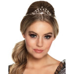 Mini couronne argente femme
