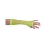 Mitaines longues vertes r�sille femme