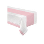Nappe en papier c?urs roses 120 x 180 cm