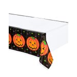 Nappe en plastique citrouille halloween