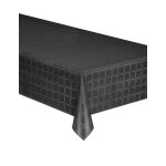 Nappe en rouleau papier damass noir 6 m