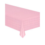 Nappe en rouleau papier damass rose pastel 6 m