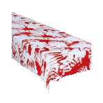 Nappe en tissus halloween ensanglant� 177x134cm