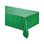 Nappe verte en plastique effet herbe 137 x 274 cm