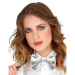 Noeud papillon argent adulte