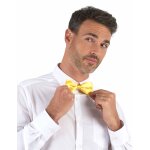 Noeud papillon jaune satin adulte