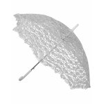 Ombrelle blanche imitation dentelle