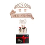 Pack d'accessoires anniversaire 30 ans