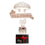 Pack d'accessoires anniversaire 50 ans