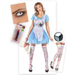 Pack dguisement alice zombie femme halloween