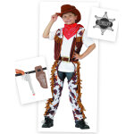 Pack dguisement cowboy garon avec accessoires