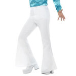 Pantalon disco blanc homme