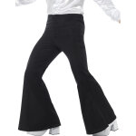 Pantalon disco noir homme