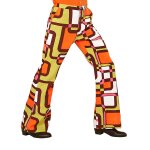 Pantalon groovy g�om�trique ann�es 70 homme