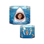 Passe tte en carton requin 94 x 64 cm
