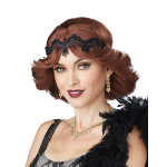 Perruque ann�es 20 rousse femme