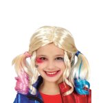 Perruque arlequine malfique enfant