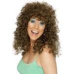 Perruque auburn fris�e femme