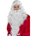Perruque et barbe pre nol adulte