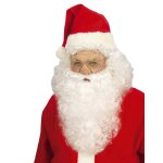 Perruque avec barbe pre nol adulte