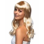 Perruque blonde dore longue femme