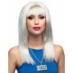 Perruque blonde lisse femme