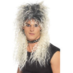 Perruque blonde punk adulte