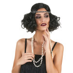 Perruque charleston noire femme