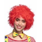 Perruque clown color�e rouge femme