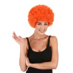 Perruque clown orange standard adulte