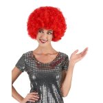Perruque clown rouge confort adulte