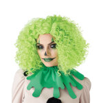 Perruque clown verte adulte