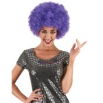 Perruque clown violette confort adulte