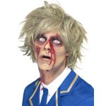 Perruque courte blonde zombie homme halloween
