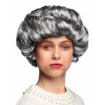 Perruque courte grise adulte