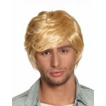 Perruque courte rtro blonde homme