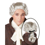 Perruque grise noble baroque homme