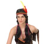 Perruque longue indienne femme