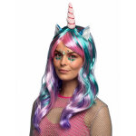 Perruque longue licorne des rves femme
