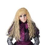 Perruque longue ondule blonde enfant