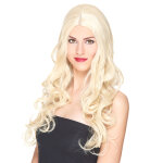 Perruque luxe blonde longue boucle femme - 251g